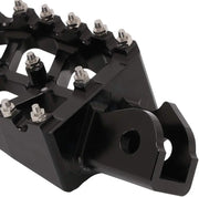 Dirt Bike Foot Pegs with Springs,7075 Aluminum CNC Footpegs Pedals Rests for Surron Light Bee X and S/E Ride Pro SS/CRF150F CRF230F 03-19/X160/X260-Black